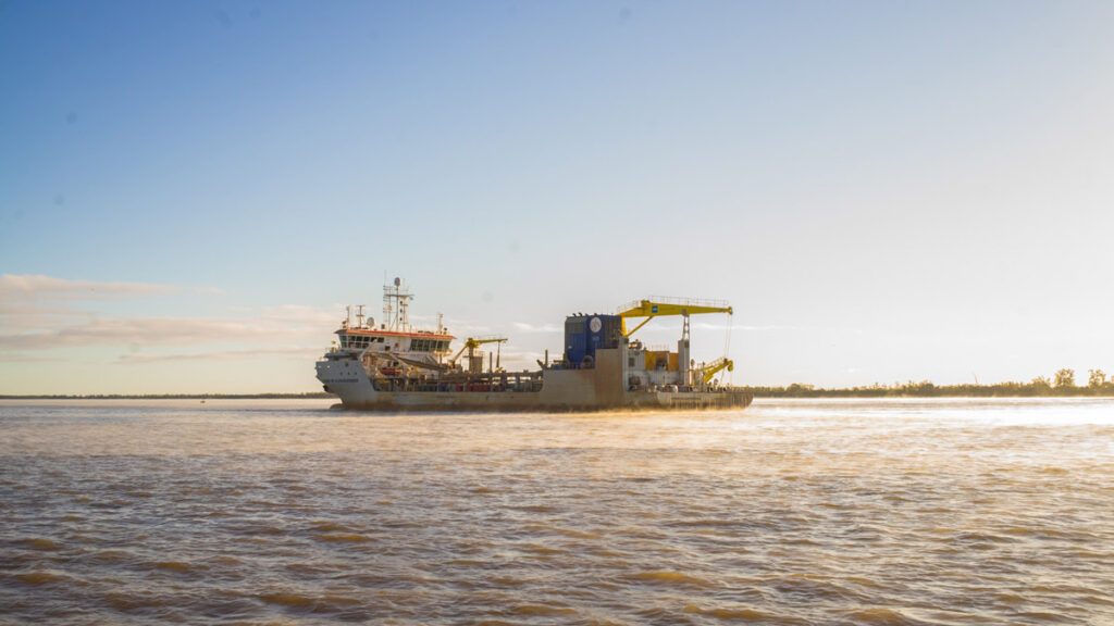 Río Paraná y la hidrovia