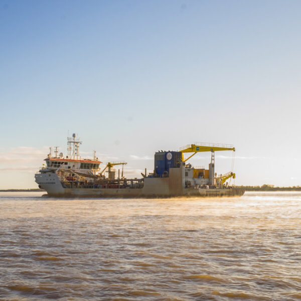 Río Paraná y la hidrovia